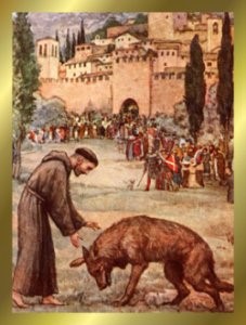 Klik hier en je kan lezen over Franciscus en de wolf van Gubbio!
